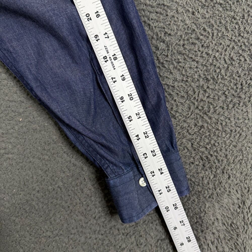 Brooks Brothers Navy Blue Button-Down Casual Shirt - Picture 12 of 13